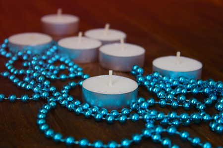 candles. Cristmas decoration. new Year decoration.の写真素材