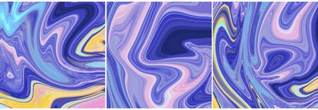 Abstract colorful fluid art background. Digital art. の写真素材