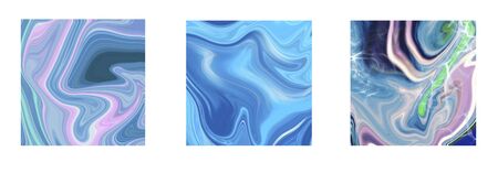 Abstract colorful fluid art background. Digital art. の写真素材