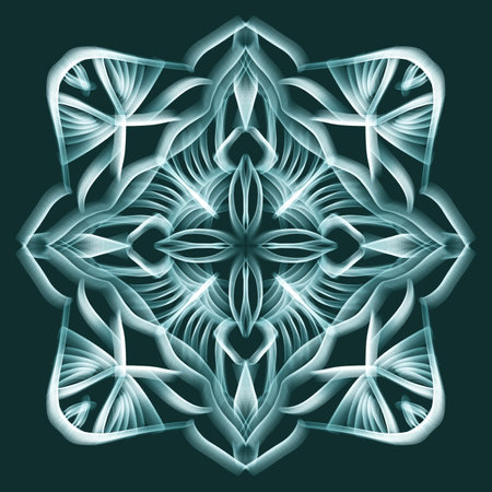 Decorative round ornaments. Anti-stress therapy patterns. Weave design elements. Yoga logos, backgrounds for meditation poster. Unusual flower shapeの写真素材