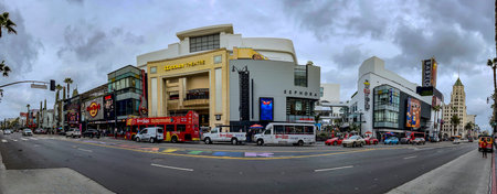 Los Angeles, California, USA; January 15, 2023: The walk of fame in the city of Los Angeles, where...