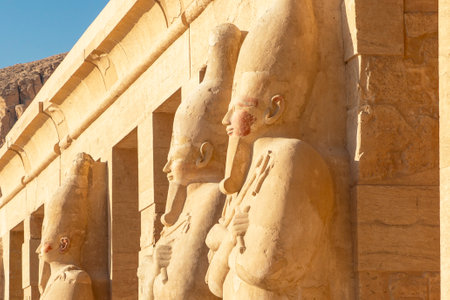 Discover the grandeur of Queen Hatshepsut's mortuary temple in Djeser-Djeseru, Deir el-Bahari,...