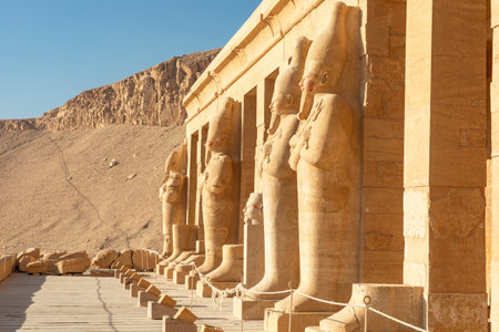 Located in Deir el-Bahari, Luxor, Djeser-Djeseru is the site of Hatshepsut's mortuary temple. The...