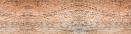 Panorama wood wall with beautiful vintage brown wooden texture backgroundの写真素材