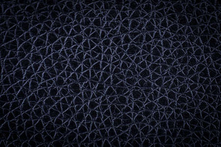 Black leather abstract texture background. dark toneの写真素材