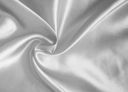 Gray silk texture luxurious satin for abstract background. beautiful white fabricの写真素材
