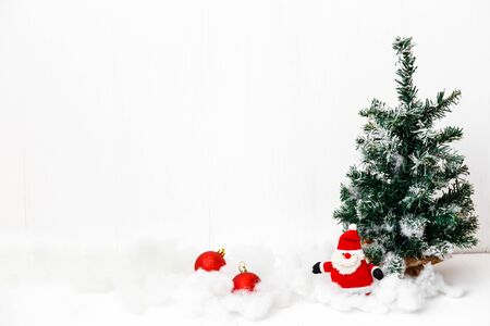 Vintage christmas cards, great design for any purposes. Snow background. Happy new year. Banner design. White background. Winter holiday. Christmas eve. Greeting card.の写真素材