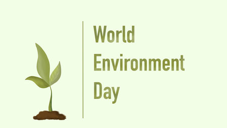 World Environment day concept. Ecology and green environment concept