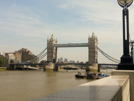 The Tower Bridge in London United Kingdomの素材