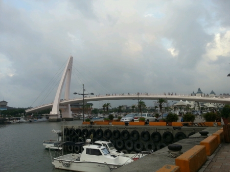 Danshui Lover Bridge Taipei Taiwan の素材