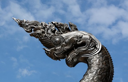 the metal statue of Nagasの写真素材