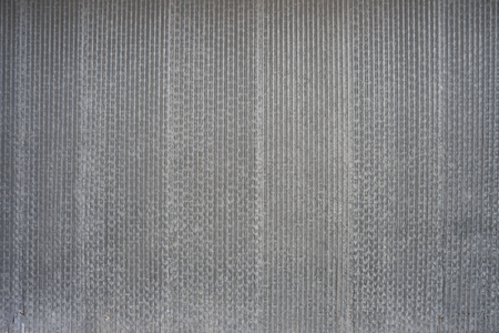 The wall that made from corrugated iron in Thai house.