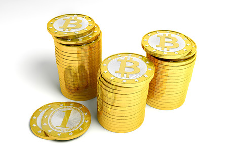 Bitcoinsの写真素材