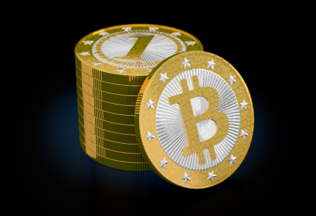 Bitcoinsの写真素材