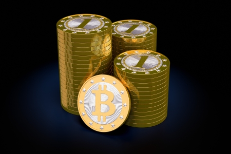 Bitcoinsの写真素材