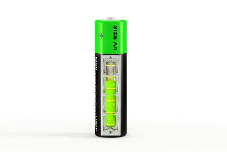 3D illustration of a batterieの写真素材