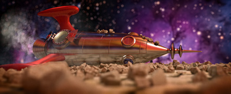 Rocket Crashの写真素材