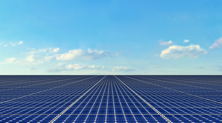 Solar Panels - Backgroundの写真素材