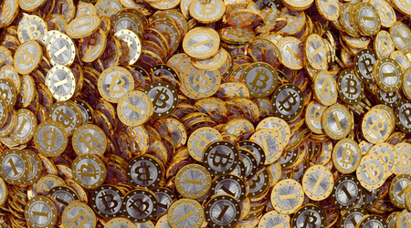 Bitcoinsの写真素材