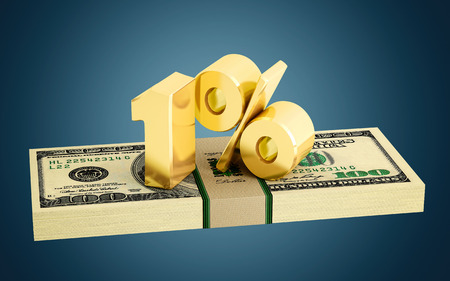 1% - savings - discount - interest rate