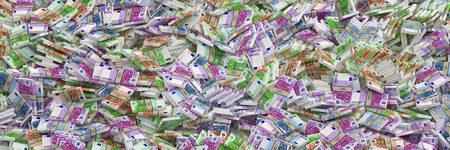 Millions of Euros  Euro Banknotesの写真素材