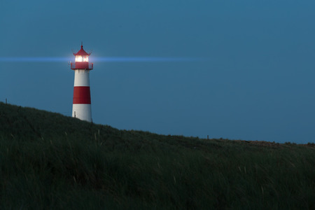 Lighthouse List - Sylt, Germanyの写真素材