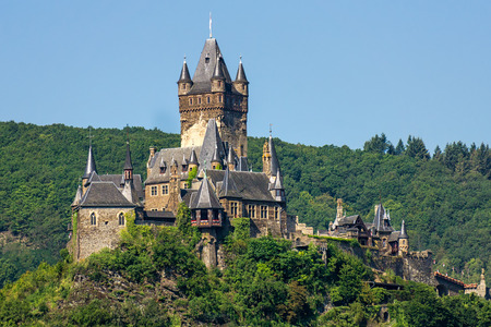 Reichsburg Cochem. Cochem, Germany.の写真素材