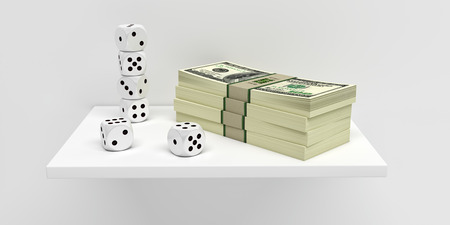 Dices and Dollars - 3D Rendering