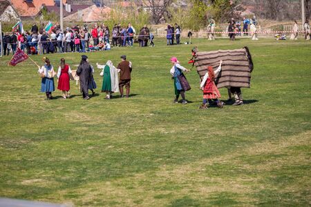 VARVARA, BULGARIA - MARCH 24, 2019: Moment from National Festival Dervish Varvara presents...