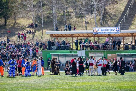 VARVARA, BULGARIA - MARCH 24, 2019: Moment from National Festival Dervish Varvara presents...