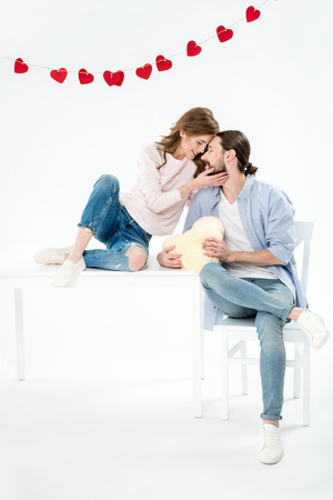 Beautiful couple in loveの写真素材