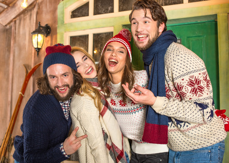 Happy young peopleの写真素材