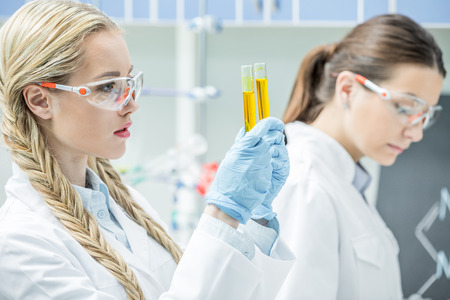 Female scientists in labの写真素材