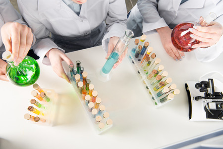 Female scientists in laboratory
