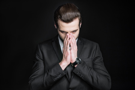 Young handsome businessmanの写真素材