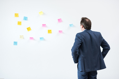 stylish businessman in suitの写真素材