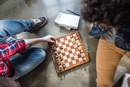 men playing chess