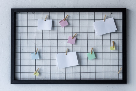 empty colorful notes