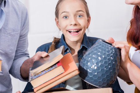 excited teenagerの写真素材