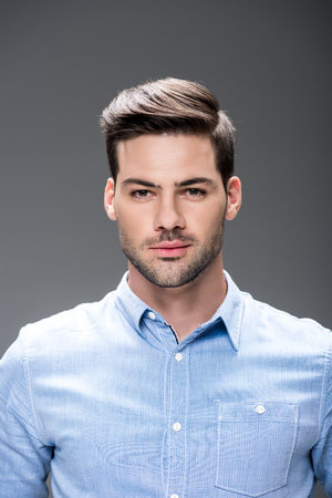 handsome young manの写真素材