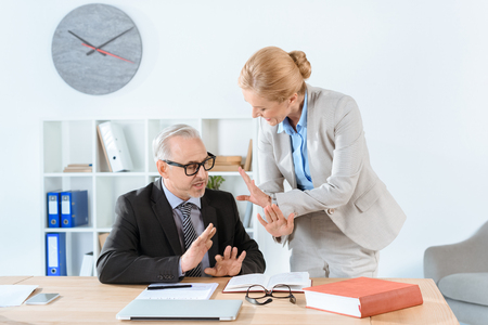 mature lawyers working togetherの写真素材