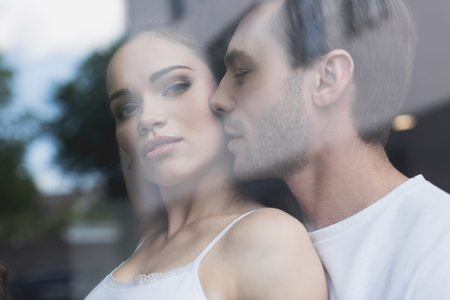 sensual couple in loveの写真素材