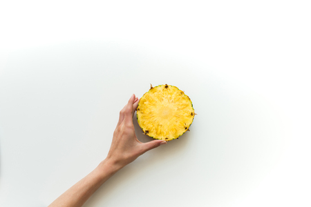 pineapple sliceの写真素材