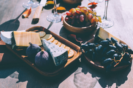 various wine snacksの写真素材
