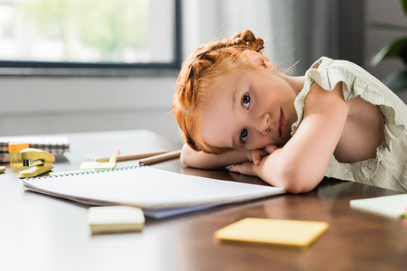 little redhead girlの写真素材