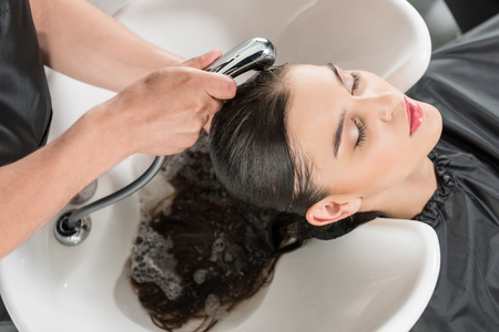 hair washの写真素材