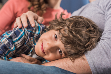 smiling childの写真素材