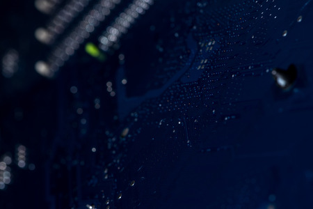 computer motherboard elementsの写真素材