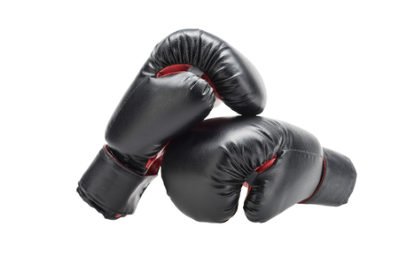 black boxing glovesの写真素材