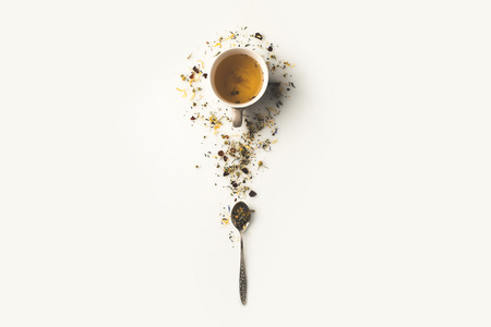 herbal tea in cup